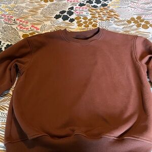Commense brown oversized sweatshirt xs